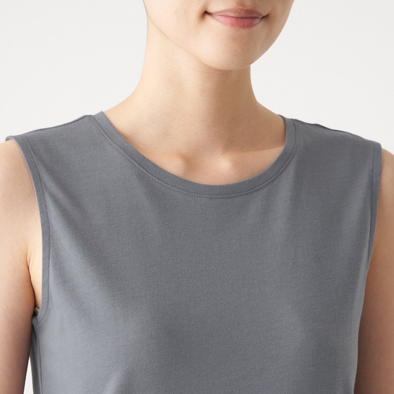 MuJi Áo Thun 3lỗ Cotton Xuất Dư