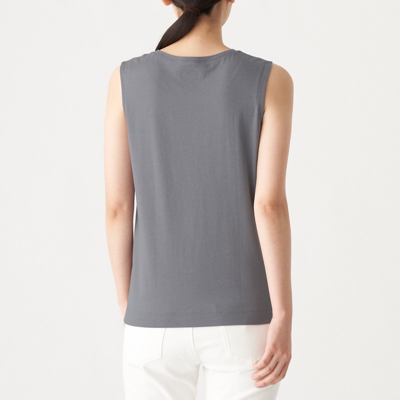 MuJi Áo Thun 3lỗ Cotton Xuất Dư