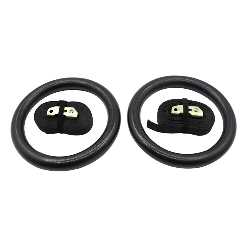 Bộ 2 Vòng Treo Gymnastic Rings Hỗ Trợ Tập Dip Với Xà Đơn, GYM Ring Ngoài Trời JunSport