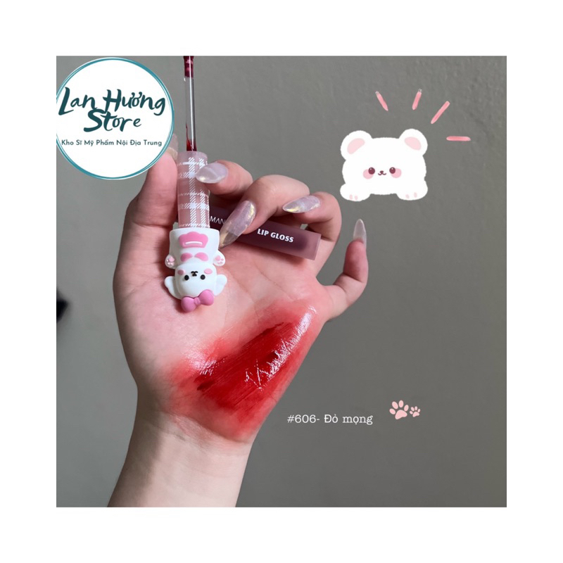 Son Manly Cún Nơ đầu con cún cute