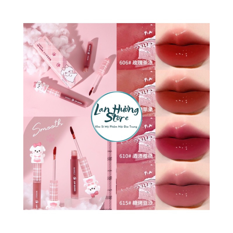 Son Manly Cún Nơ đầu con cún cute