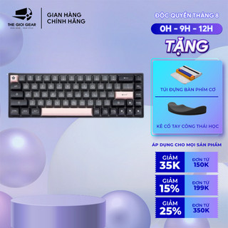 [MUA 1 TẶNG 1](Phiên bản 2023 Mới) Bàn Phím Cơ Máy Tính Không Dây-AKKO 3068B Black Pink (Bluetooth 5.0 / Wireless 2.4G)