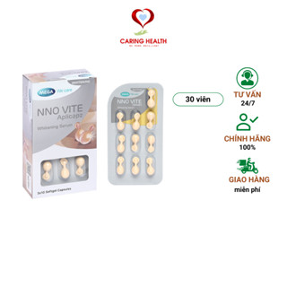 [Date 03/2026] Serum dưỡng da trắng sáng NNO Vite Aplicapz (3 vỉ x 10 viên/hộp)