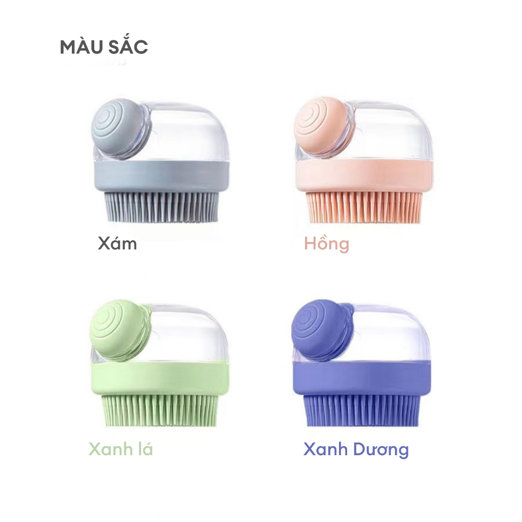 Bàn chải Silicon tắm chó mèo loại bỏ lông rụng - Bản chải Massege thú cưng Mooki Pet