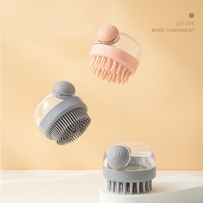 Bàn chải Silicon tắm chó mèo loại bỏ lông rụng - Bản chải Massege thú cưng Mooki Pet