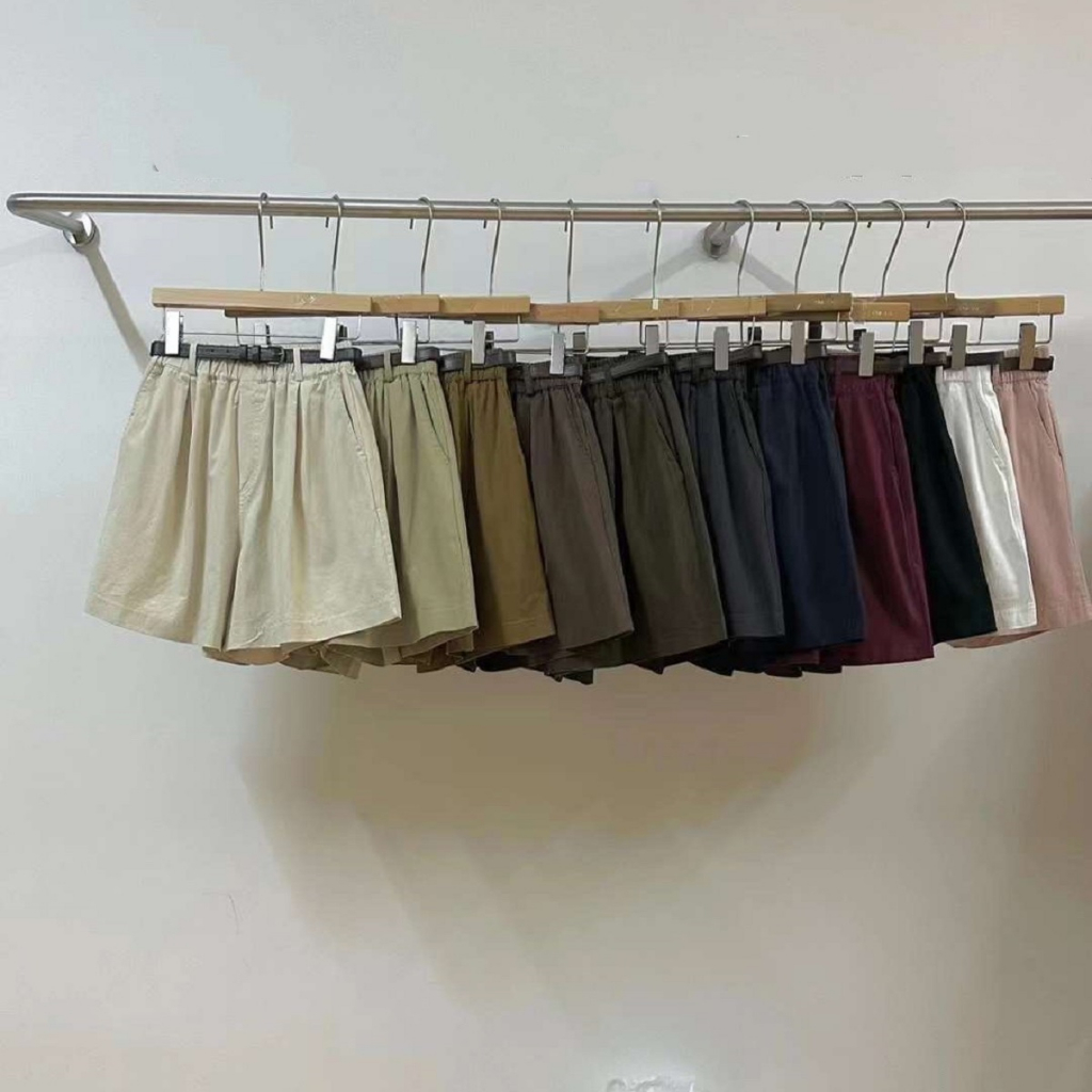Quần short kaki thu 2023 (không kèm belt) Q2336