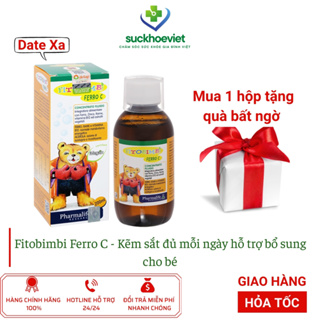 FitoBimbi Ferro C bổ sung sắt và kẽm cho bé chai 200ml, tăng đề kháng