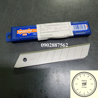 10 lưỡi dao rọc giấy a100 18mm wadfow wmk1k18