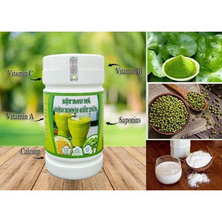 Bột Rau Má Đậu Xanh Cốt Dừa 500gr