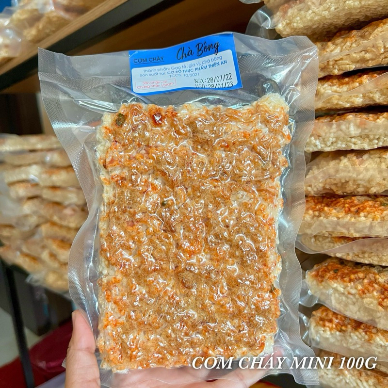 CƠM CHÁY ĐỦ 11 VỊ GÓI 100G - Rong Biển, Chà Bông, Khô Gà, Khô Bò, Khô Heo, Mực Tomyum,Mực Bơ,Gà Chanh,Gà Quay