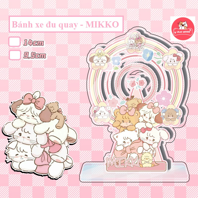 Mô hình Standee MIKKO bánh xe đu quay (mới)