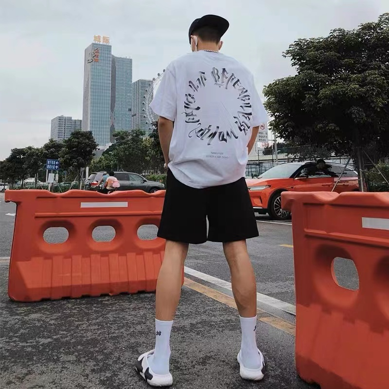 Quần Thun Ngố Nam Họa Tiết Nổi SUBC RUDE HeiLit Short Nỉ Đùi Dày Dặn Có Túi Kết Hợp Dây Rút