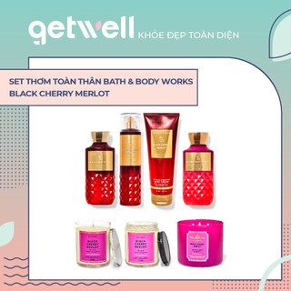 BLACK CHERRY MERLOT | Sản Phẩm Gel Tắm Dưỡng Thể Xịt Thơm Toàn Thân Bath & Body Works