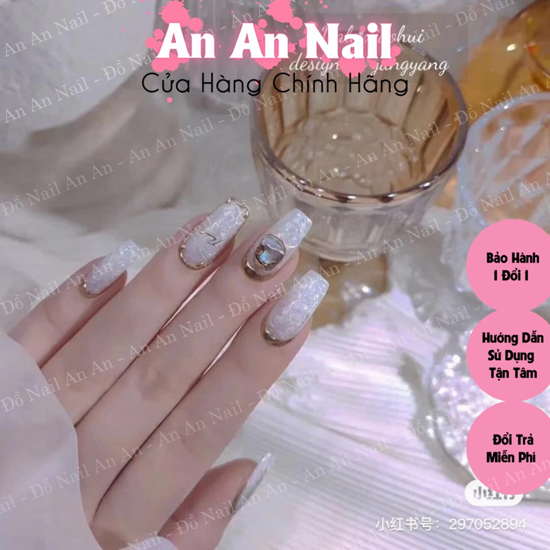 Gel ngọc trai, gel nhũ ánh trai trang trí móng, tạo hiệu ứng ngọc trai hũ 10gram - 1 hũ dùng mọi nền