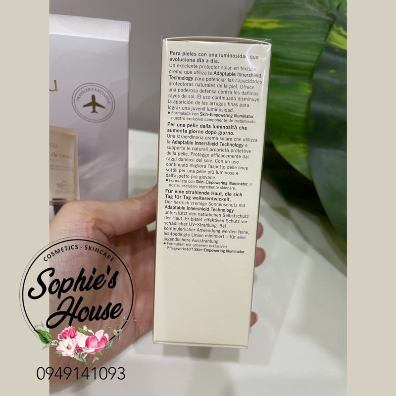 Bản mới 2023/ Kem chống nắng Cle De Peau UV Protection Cream SPF 50+