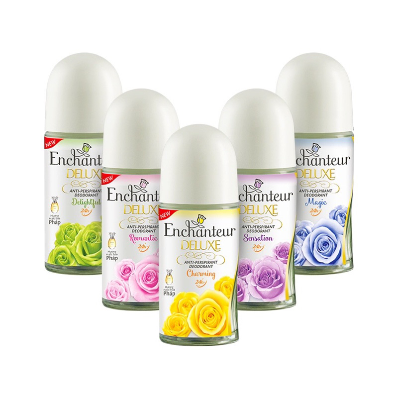 Lăn khử mùi hương nước hoa Enchanteur Charming/ Sensation/ Delightful/ Romantic/ Magic 50ml