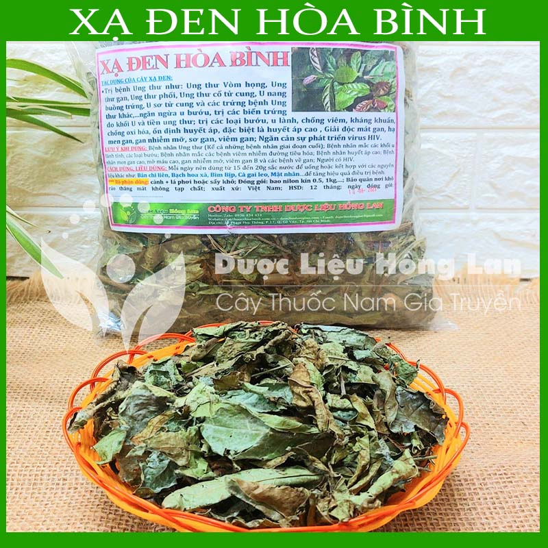 Thảo dược CÂY XẠ ĐEN HÒA BÌNH sạch khô đóng gói 500g - congtyduoclieuhonglan