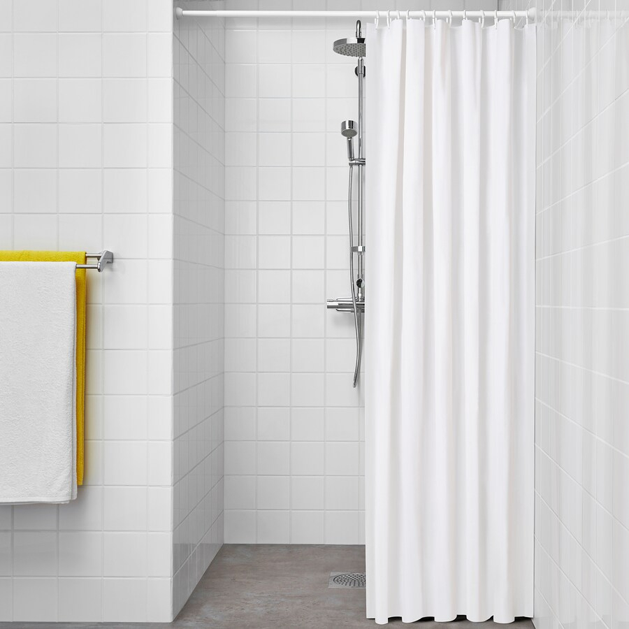 Rèm nhà tắm chống nước Luddhagtorn IKEA - Trắng