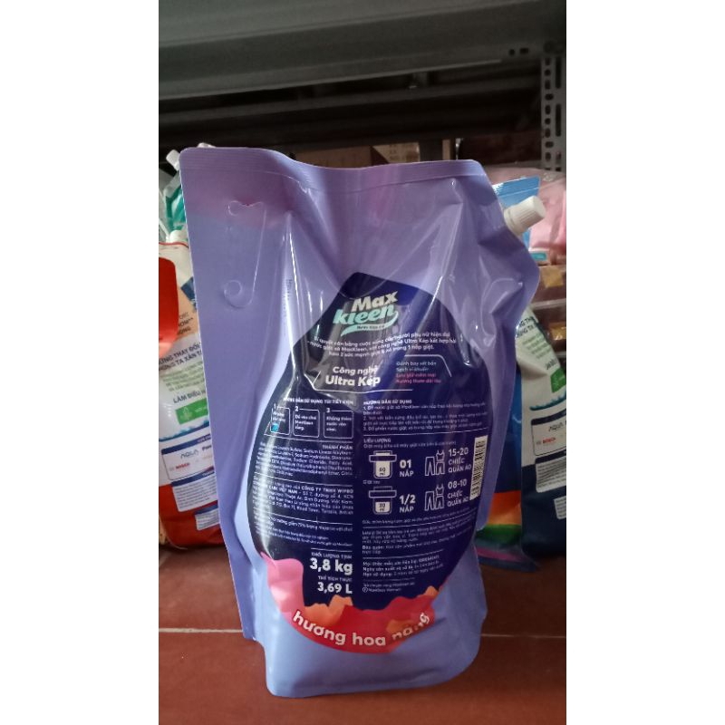 Nước giặt xả Max Kleen 3,8kg