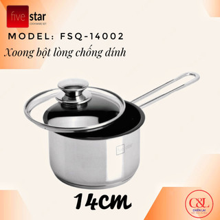 Nồi bột chống dính 3 đáy đun từ Fivestar 14CM
