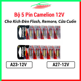 Vỉ 5 pin Camelion cho kích đèn Flash,Remore, cửa cuốn 12V A23