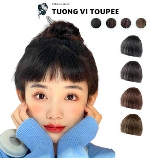 Tóc giả mái ngang ngắn japan tóc thật mới siêu xinh