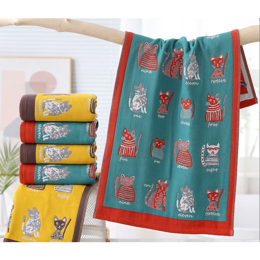 🌺Khăn mặt sợi tre Organic Nature100% siêu mềm