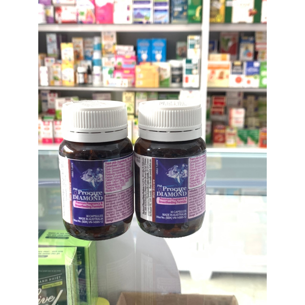 PM Procare Diamond - Vitamin Tổng Hợp Cho Phụ Nữ Có Thai Và Cho Con Bú