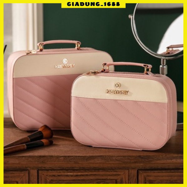 Túi đựng mỹ phẩm, vali mini đựng đồ trang điểm Hộp đựng đồ makeup siêu sang da pu cao cấp (Sỉ hot)