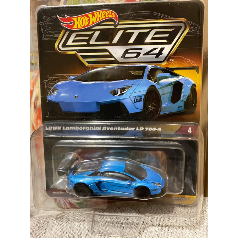 Xe mô hình Hot Wheels Elite 64 Lamborghini Aventador LP700-4 LBWK