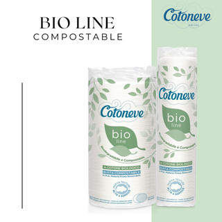 Bông tẩy trang Cotoneve hữu cơ BIO-LINE dịu nhẹ với da mụn, da nhạy cảm