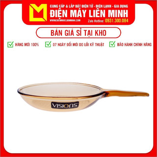 CHẢO VISIONS THỦY TINH VSS-9-B , bảo hành: 10 năm,Đường kính chảo: 23 cm ,Dùng các loại bếp, lò vi sóng,  lò nướng