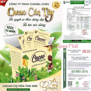 Cacao cần tây 4in1 CQ 10 gói hỗ trợ lấy lại vóc dáng. Cacao giảm cân CQ 4 in 1 D7