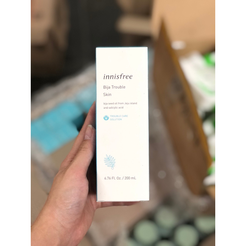 Nước Hoa Hồng Innisfree Jeju Bija Trouble Skin