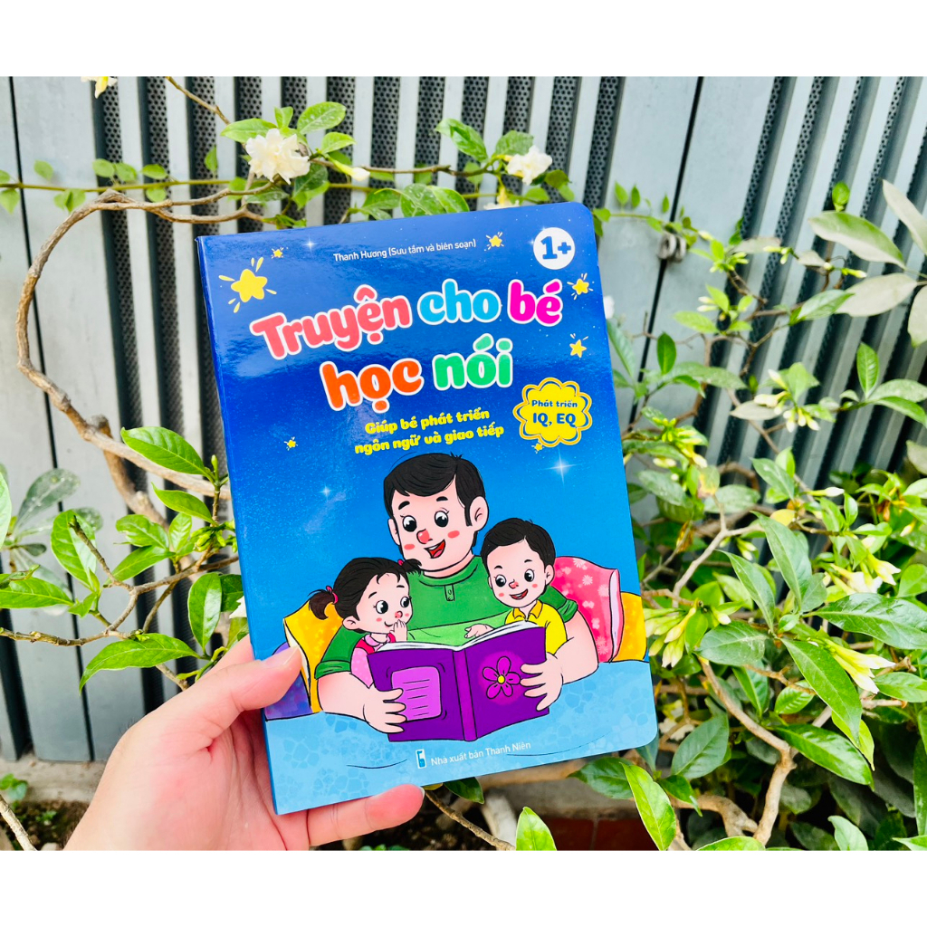 Sách - Truyện Cho Bé Học Nói Bìa Cứng - Giúp Bé Phát triển IQ, EQ (cho bé từ 1 tuổi) - Sanbooks