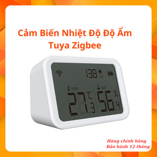 Màn hình cảm biến nhiệt độ độ ẩm tuya zigbee