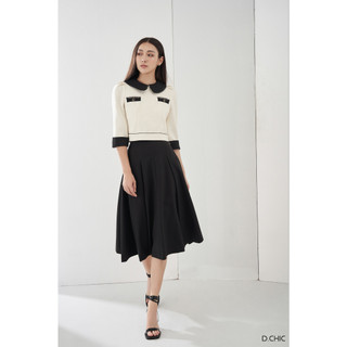 Chân váy cạp liền xếp ly D.CHIC MS: 382827