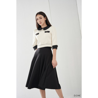Chân váy cạp liền xếp ly D.CHIC MS: 382827