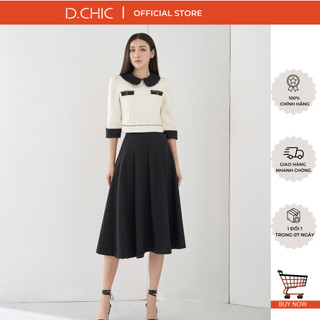 Chân váy cạp liền xếp ly d.chic ms: 382827