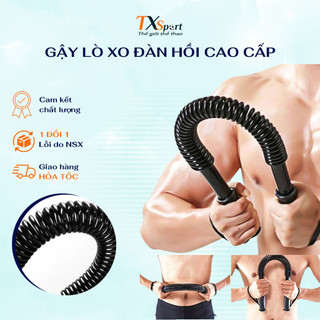 Lò Xo Tập Cơ Tay Thanh Lò Xo Gậy Bẻ Tập Cơ Tay Vai Ngực Gậy Tập Cơ Tay 20kg 30kg 40kg 50kg