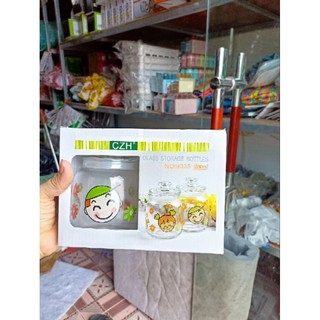 Bộ 2 lọ thủy tinh 500ml