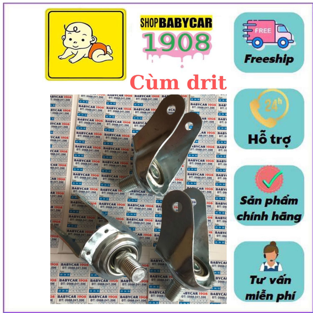 Trục xoay bánh sau xe drift, trục sắt bánh sau xe drift,ốc drip thân ngắn,ốc thân,cổ.