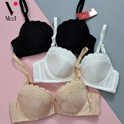[Form nhỏ] Áo ngực nữ có gọng, mỏng không đệm Vicci AV.05 - AV.06 ôm ngực