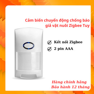 Cảm biến chuyển động thời gian delay 5s chống báo giả vật nuôi Zigbee Tuya