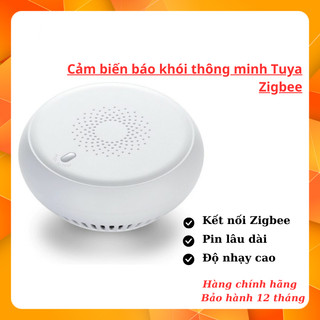 Cảm biến báo khói thông minh Tuya Zigbee