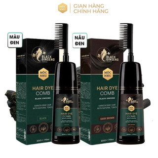 Dầu gội phủ bạc hắc sâm mộc nhu màu đen + nâu đen cho tóc bạc sớm
