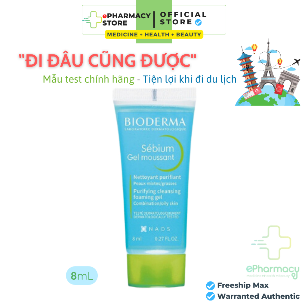 BIODERMA Mẫu Sản Phẩm Dùng Thử và Đi Du lịch - SAMPLE NGẪU NHIÊN