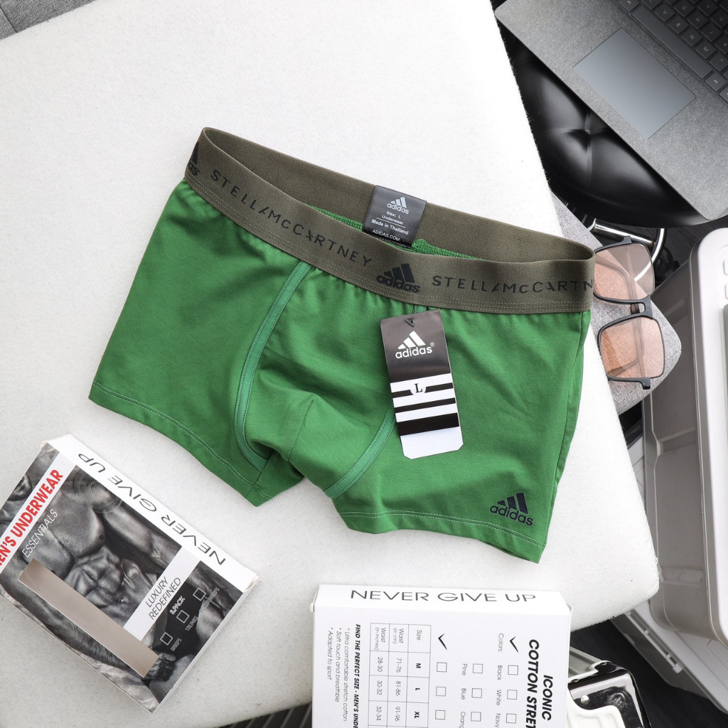 Boxer Nam Cao Cấp Vải Cotton Thấm Hút Mồ Hôi Mã H32