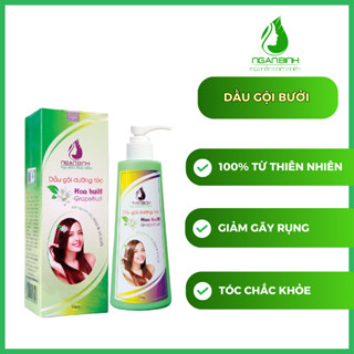 Dầu gội dưỡng tóc hoa bưởi Ngân Bình 200ml làm sạch gàu, giảm tóc rụng cho mái tóc mềm mượt