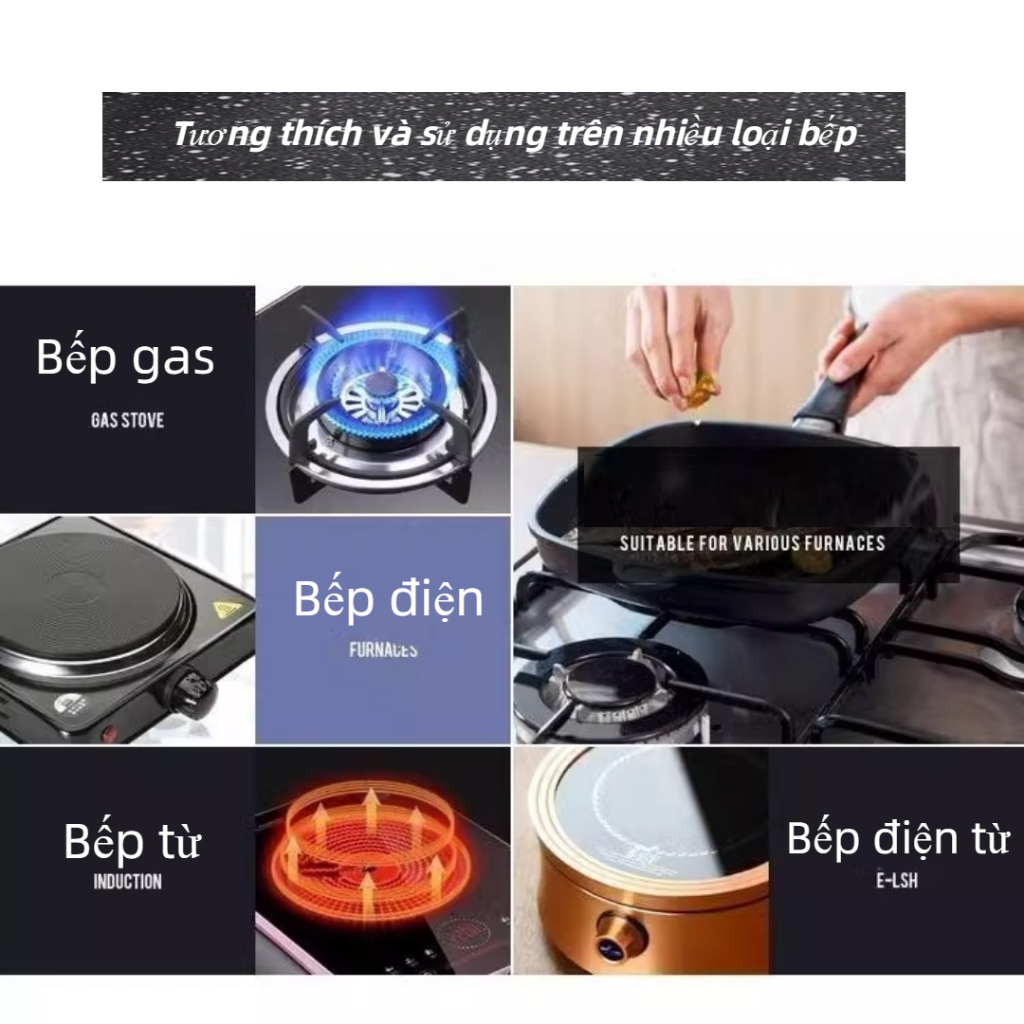 Chảo Chống Dính Mini - Chống Dính, Dễ Làm Sạch - Cho Bé và Bữa Sáng 12cm 14cm 16cm 18cm 20cm